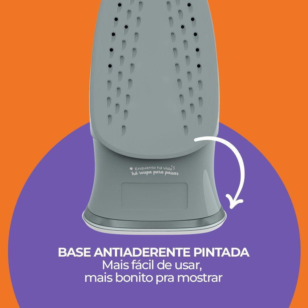 Ferro De Passar Cadence 2 Em 1 Cinza 220V - 4