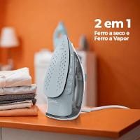 Ferro De Passar Cadence 2 Em 1 Cinza 220V - 3