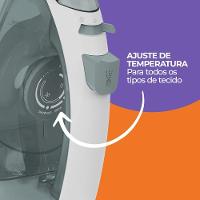Ferro De Passar Cadence 2 Em 1 Cinza 220V - 8