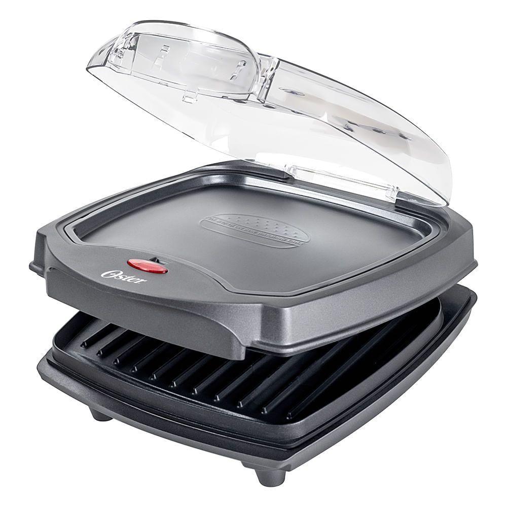 Grill Elétrico Burguer Oster 2 Em 1 Com Estufa 110V - 3