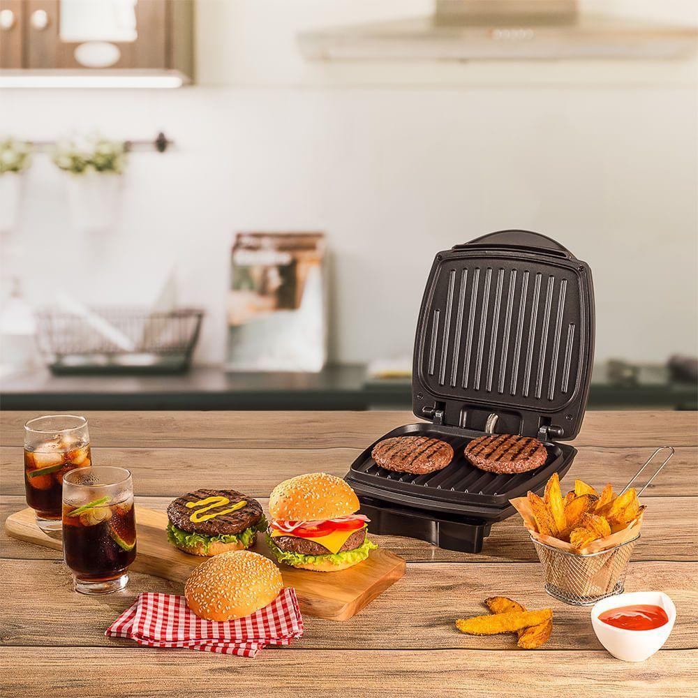 Grill Elétrico Burguer Oster 2 Em 1 Com Estufa 220V - 7