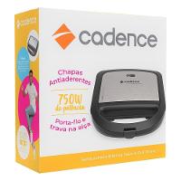 Sanduicheira Elétrica Cadence Toast & Grill Prime Inox 220V