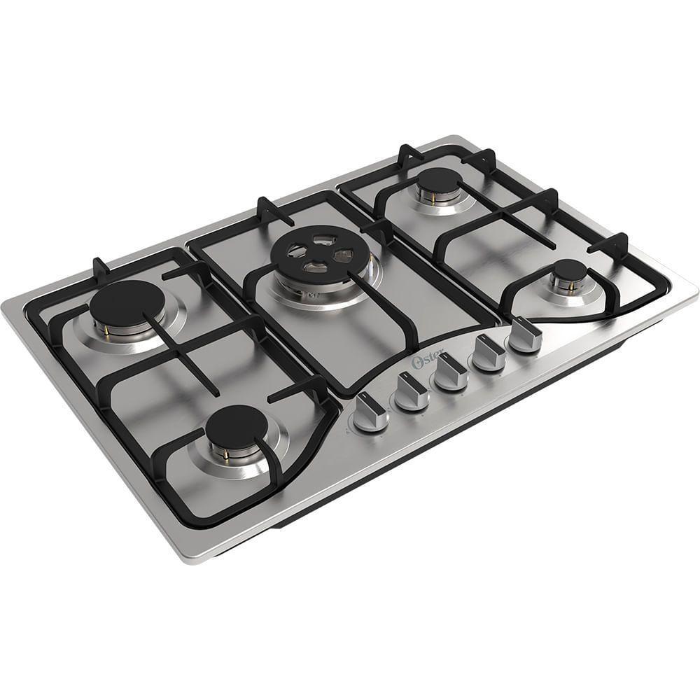 Cooktop A Gás Inox 5 Bocas Oster Semiprofissional Bivolt - 2