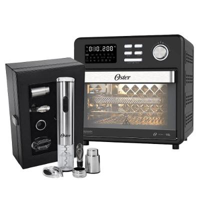 Kit Forno Fryer 15L e Kit Vinho Multifunções Oster 21 Funções 220V