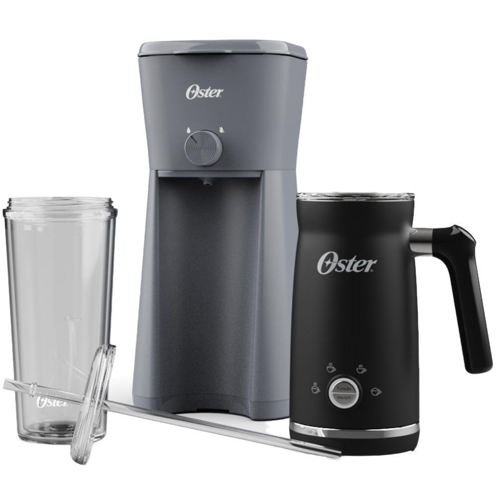 Kit Café Gelado Cafeteira Iced Coffee E Espumador De Leite Elétrico 220V - 2
