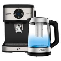 Kit Espresso Oster - Cafeteira Double E Chaleira Tea 1,8L 110V - 1