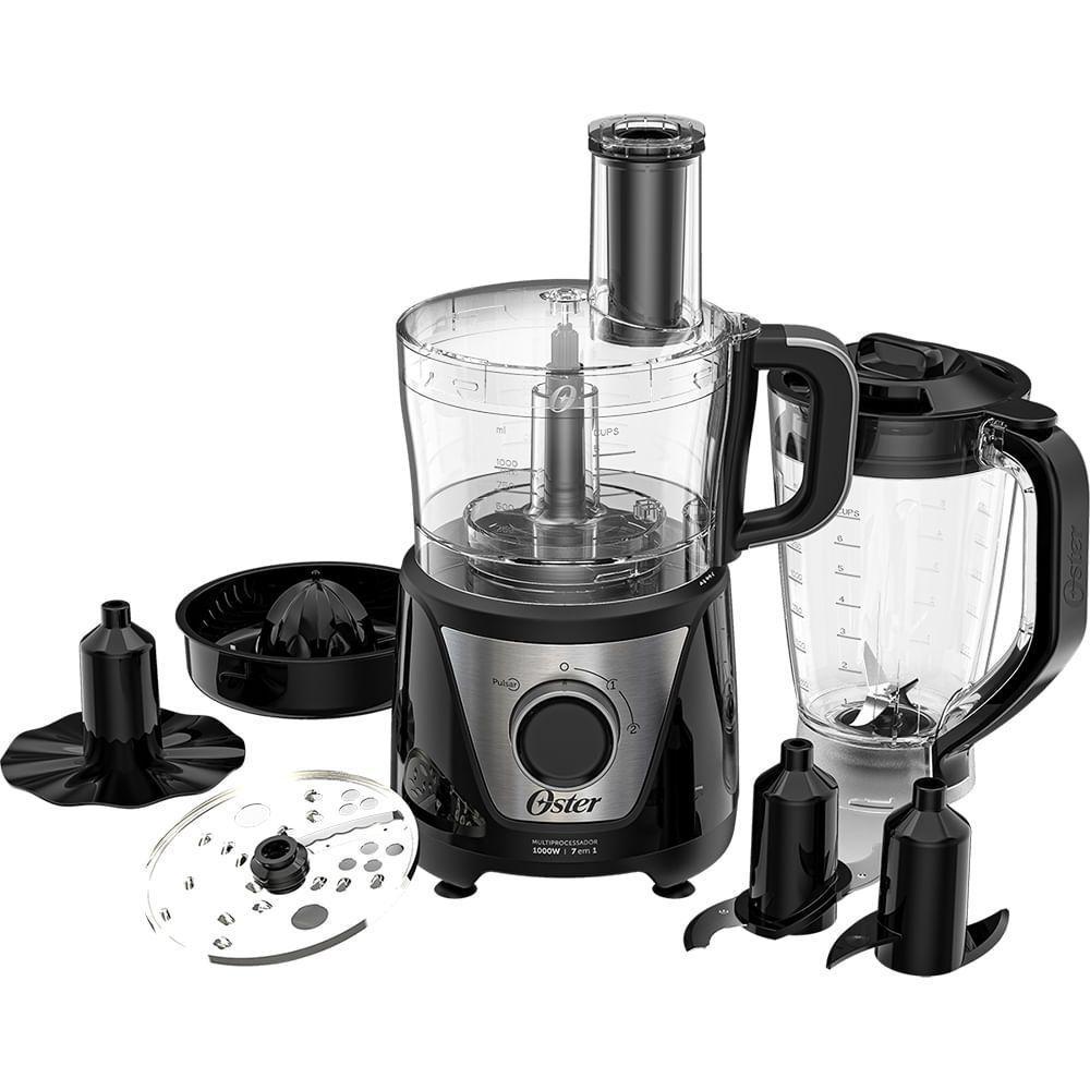 Multiprocessador De Alimentos Black 7 Em 1 Oster 220V - 2
