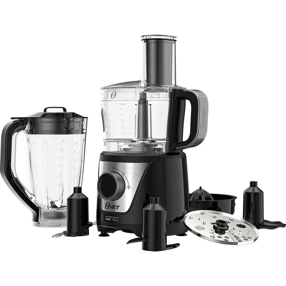 Multiprocessador De Alimentos Black 7 Em 1 Oster 220V - 4