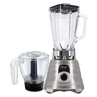 Kit Oster New Osterizer Liquidificador E Base Processadora Aço Escovado 110V - 1