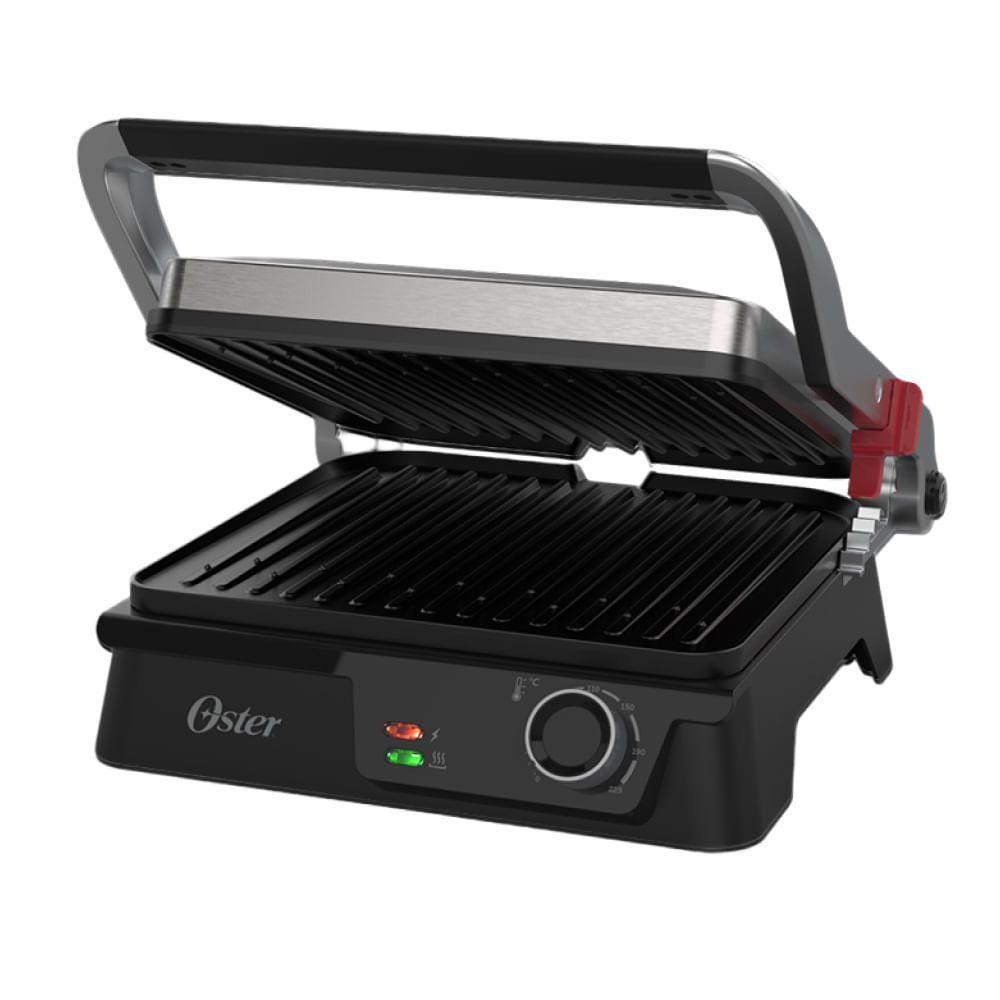 Grill Elétrico Multiuso Inox Oster 2 Em 1 110V - 1