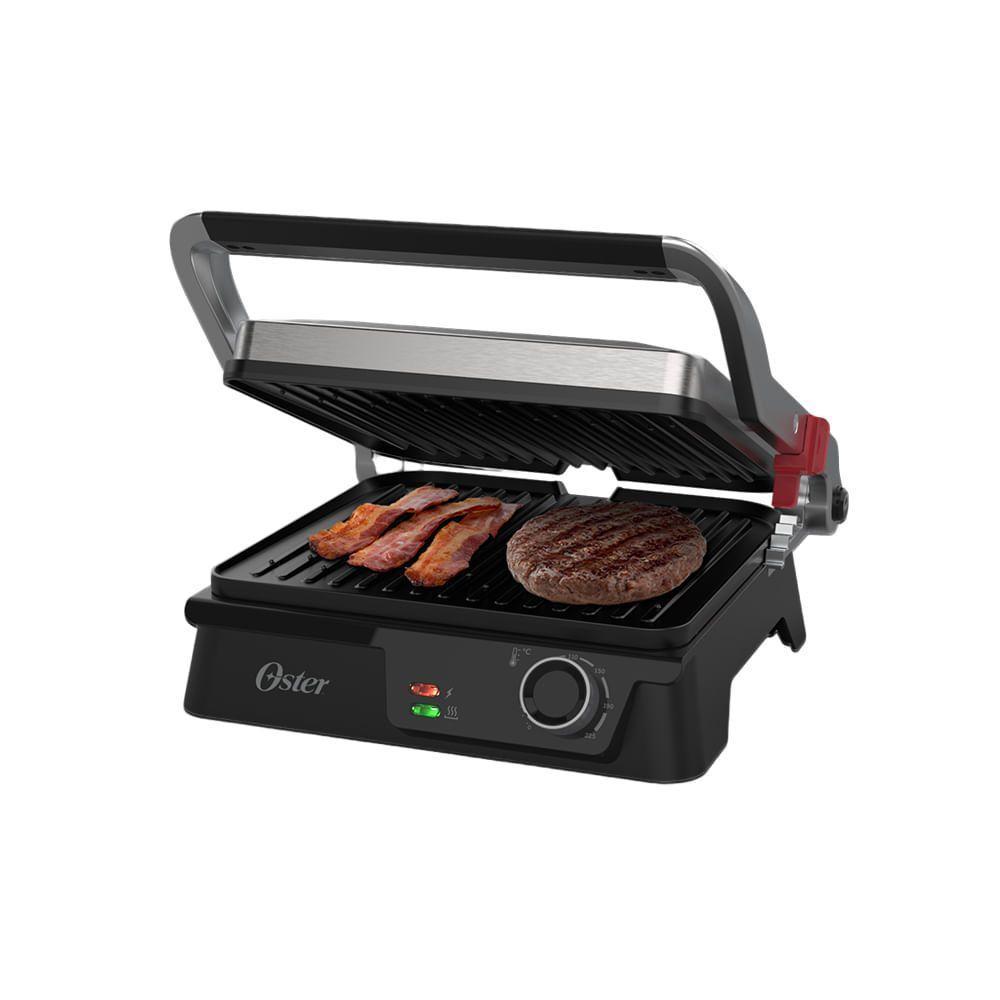 Grill Elétrico Multiuso Inox Oster 2 Em 1 110V - 4