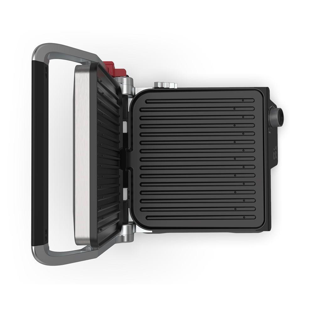 Grill Elétrico Multiuso Inox Oster 2 Em 1 110V - 9