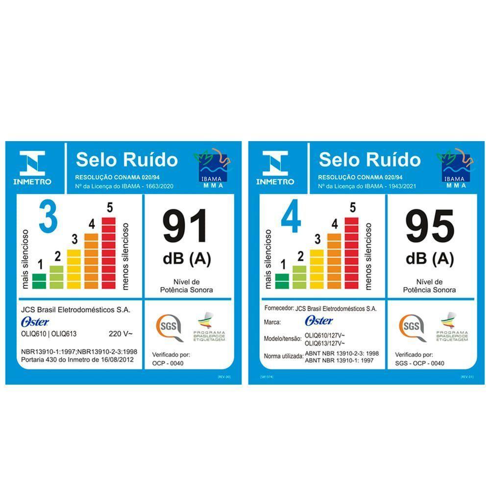 Kit Fritadeira Inox Compact 4,6L E Liquidificador 1400 Full Oster 110V - 8