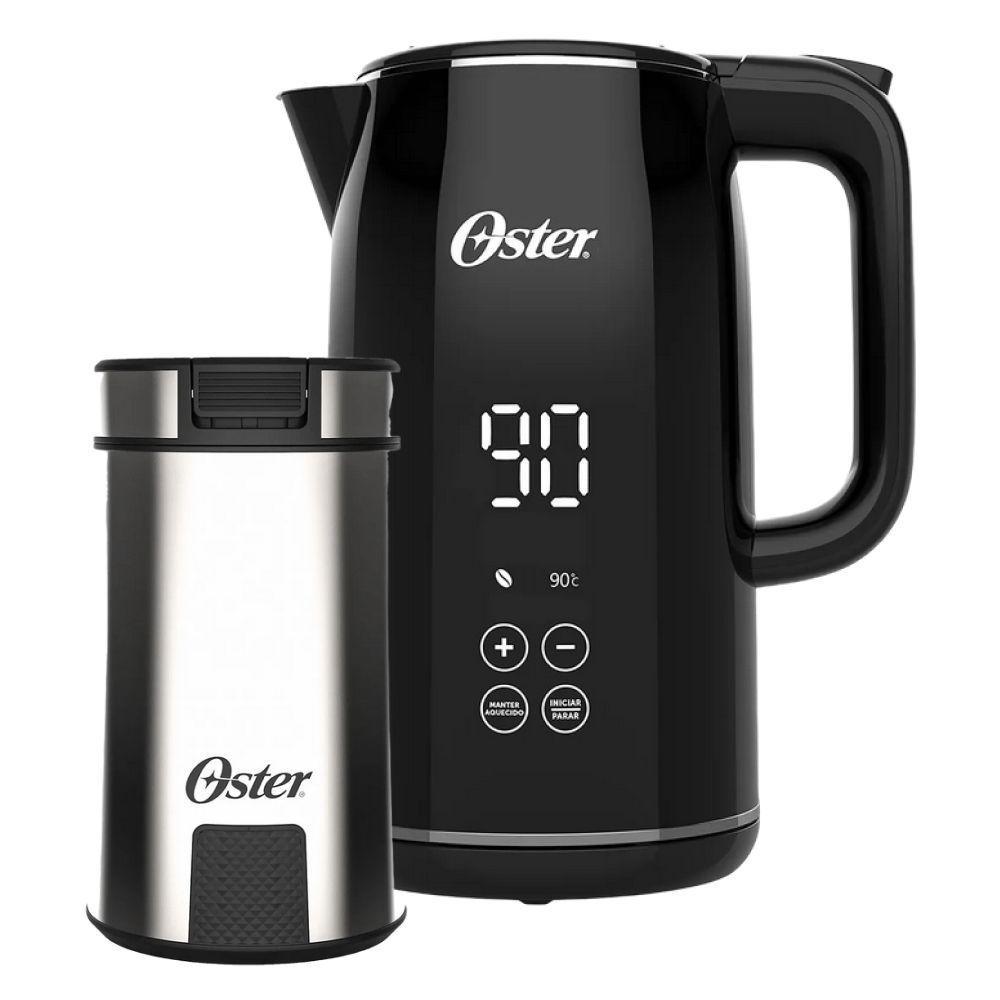 Kit Chaleira Digital 1,7L E Moedor De Café Inox Oster 220V - 1