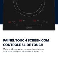 Cooktop De Indução 2 Bocas Oster Touch Screen 2 Em 1 110V - 5