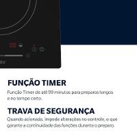 Cooktop De Indução 2 Bocas Oster Touch Screen 2 Em 1 110V - 6