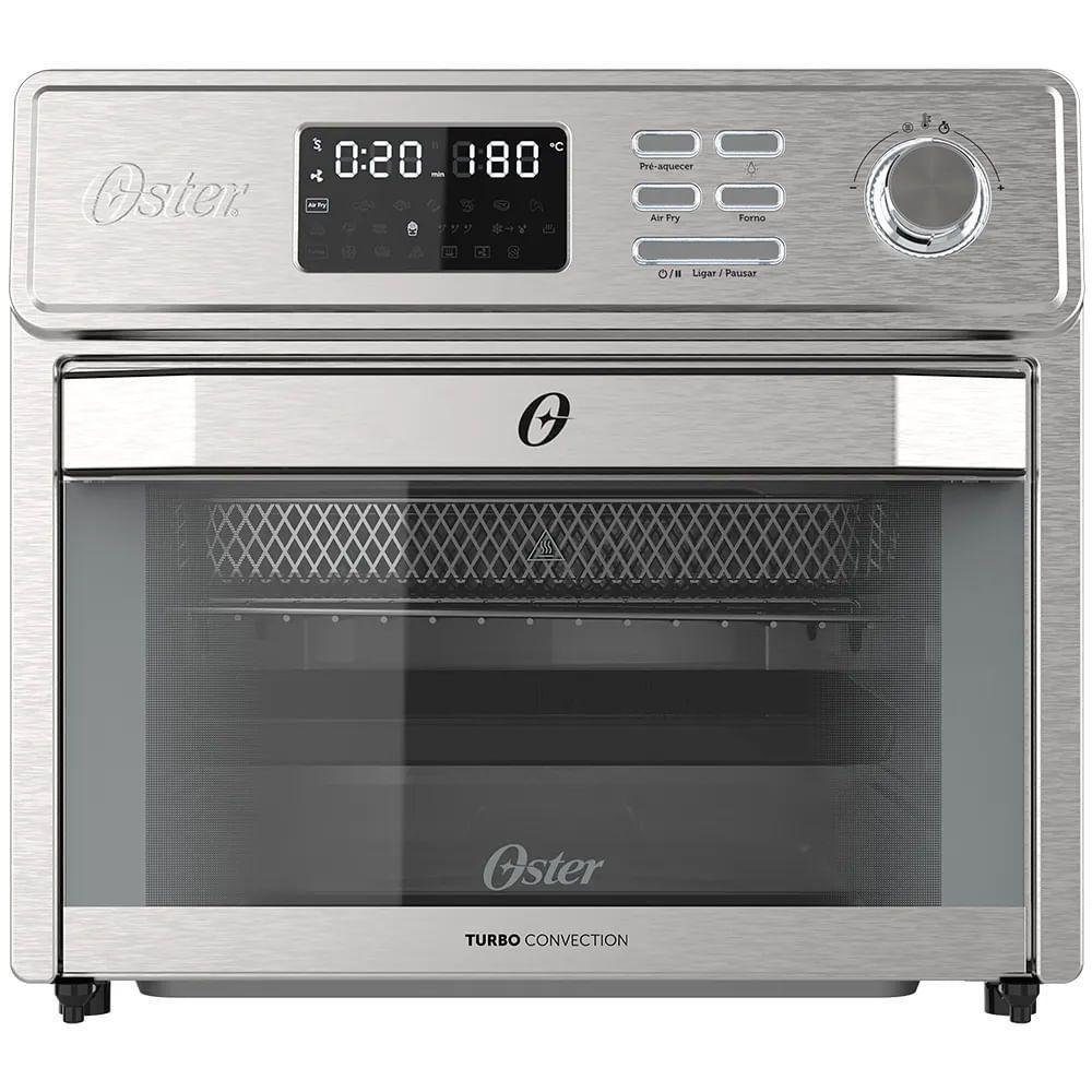 Kit Forno e Fryer 25L E Cafeteira Inox 1,2L Oster 220V - 3