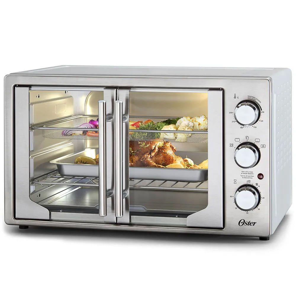 Kit Cafeteira Espresso Double E Forno e Fritadeira 42L French Door Oster 220V - 2