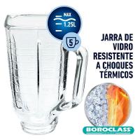 Liquidificador Oster New Osterizer Clássico Black 1,25L 220V - 5