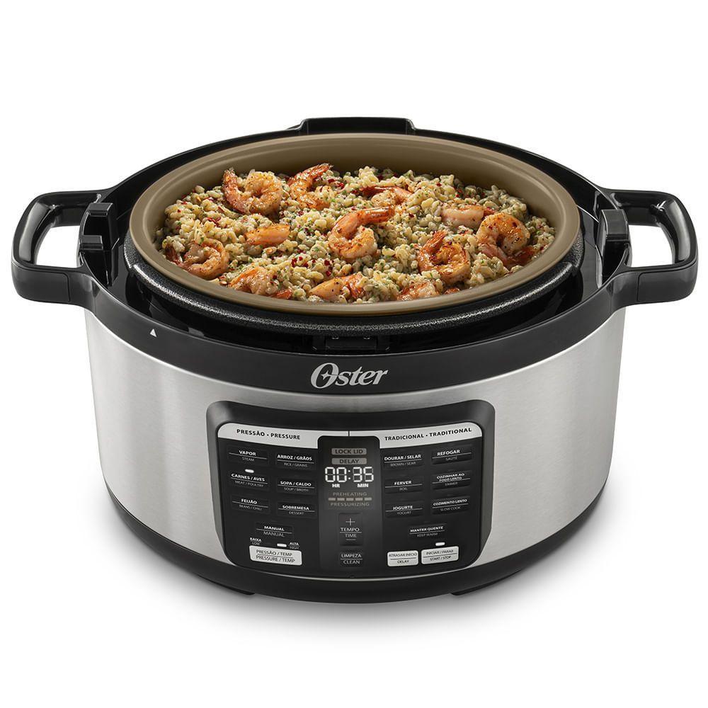Panela De Pressão Elétrica Multifunções 5,7L Oster 110V - 2