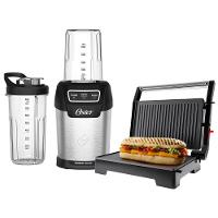 Kit Blender Ultra Power E Mini Grill Elétrico Inox Oster 220V - 1
