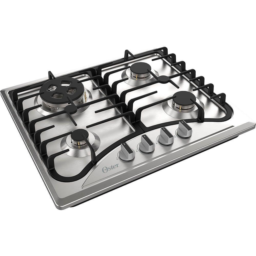 Cooktop A Gás Inox 4 Bocas Oster Semiprofissional Bivolt - 3