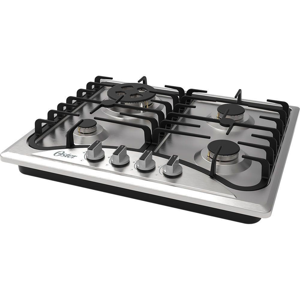 Cooktop A Gás Inox 4 Bocas Oster Semiprofissional Bivolt - 5