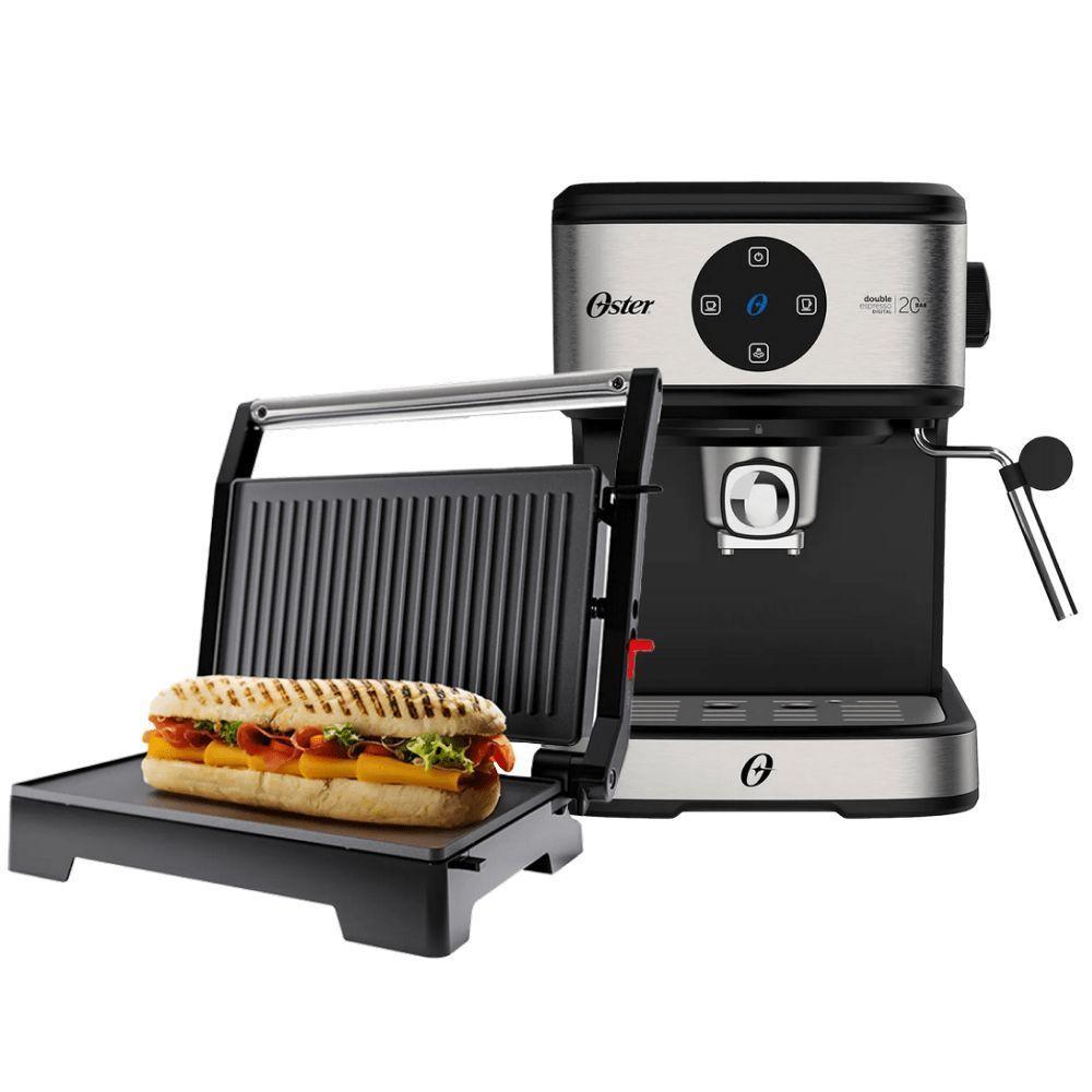 Kit Oster - Cafeteira Espresso Digital E Mini Grill 220V - 1