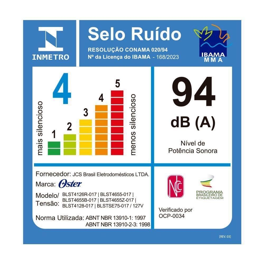 Liquidificador Oster New Osterizer Clássico Cobre 1,25L 220V - 6