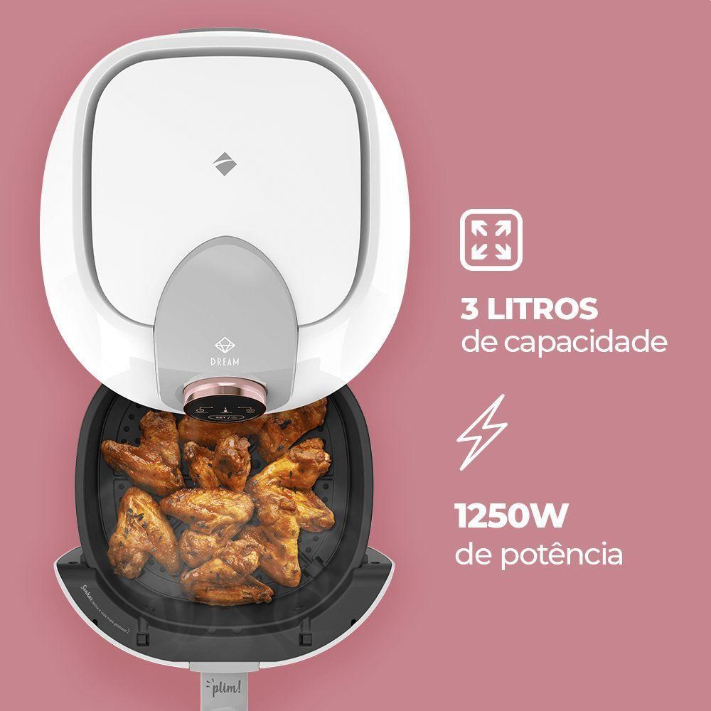 Fritadeira Sem Óleo 3L Cadence Dream Rosé Gold 110V - 4