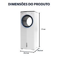 Climatizador De Ar Oster Portátil 4 Em 1 5,3L 220V - 10