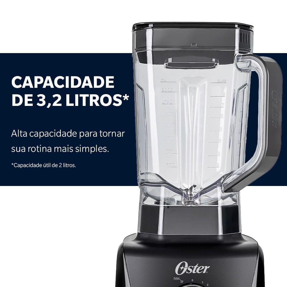 Liquidificador Oster 1400 Full Preto 3,2L 110V - 2