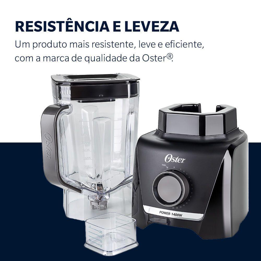 Liquidificador Oster 1400 Full Preto 3,2L 110V - 6