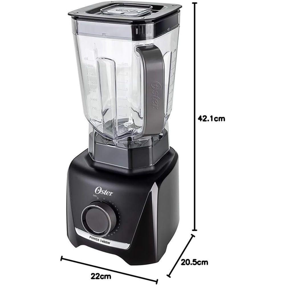 Liquidificador Oster 1400 Full Preto 3,2L 110V - 7