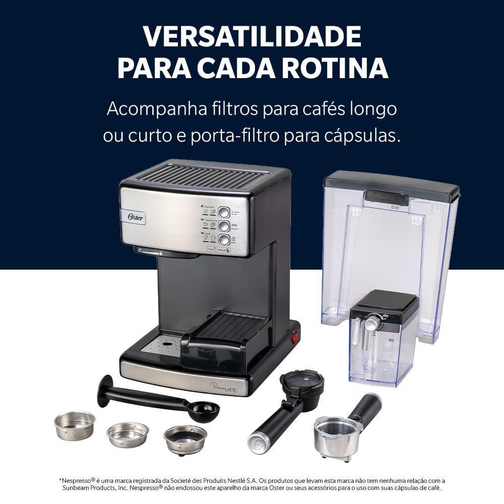 Cafeteira Espresso Oster Nova Primalatte Inox 110V - 5