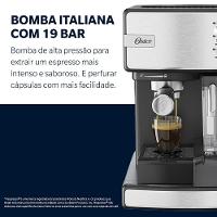 Cafeteira Espresso Oster Nova Primalatte Inox 110V - 2