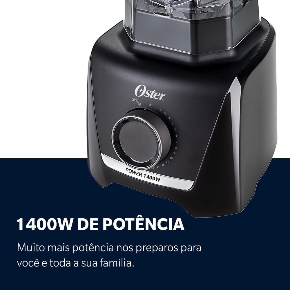 Liquidificador Oster 1400 Full Preto 3,2L 220V - 3