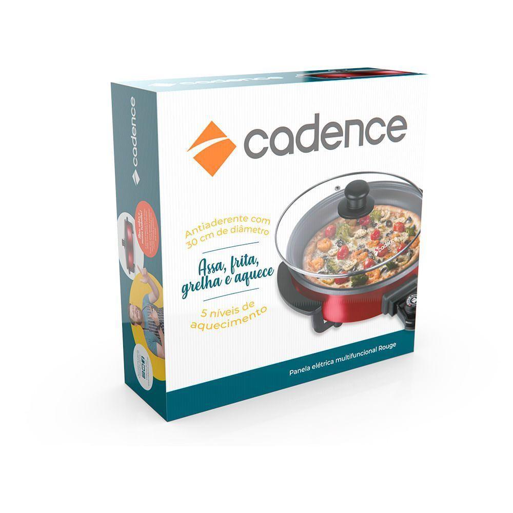 Panela Elétrica Cadence Multifuncional Rouge 110V - 6