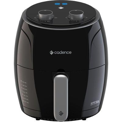 Fritadeira sem Óleo Air Fryer Cadence FRT410 3,8L 1300W Timer 60min 110V