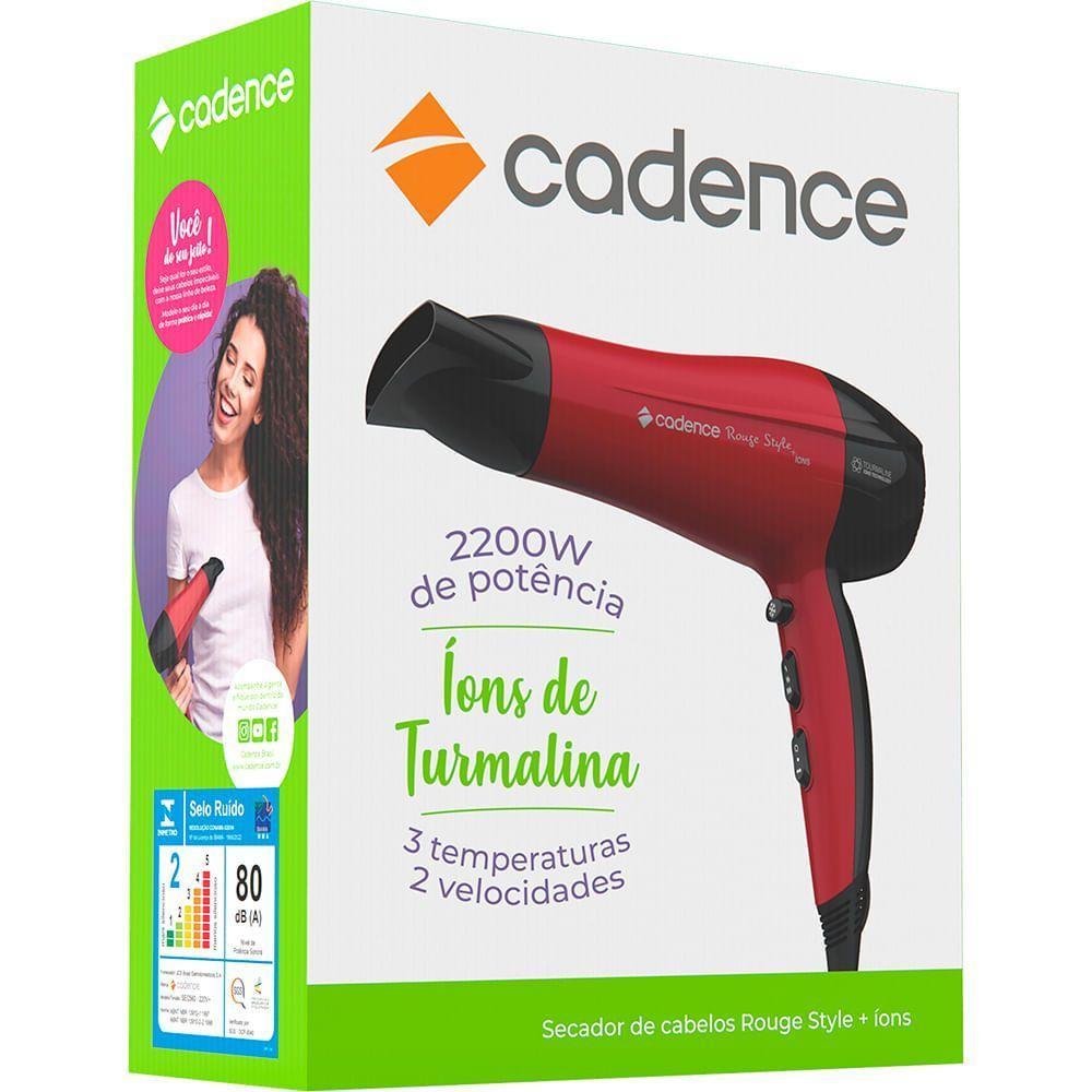 Secador De Cabelos Cadence Rouge Style Ii 110V - 5