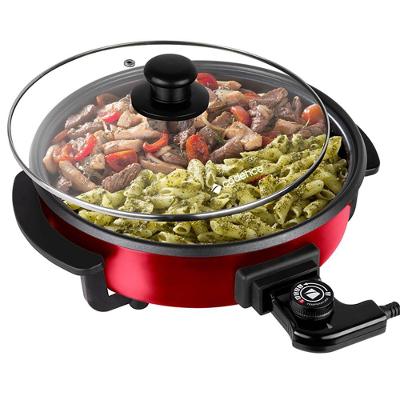 Panela Elétrica Multiuso Cadence Rouge Antiaderente Vermelho 220V