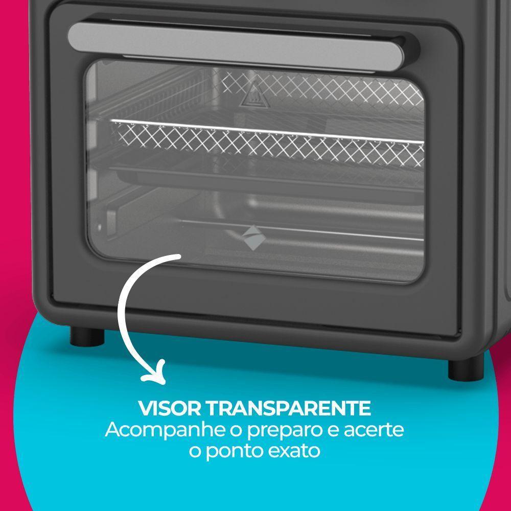 Fritadeira 9L Cadence Classicook Forno E Fryer 2 Em 1 110V - 3