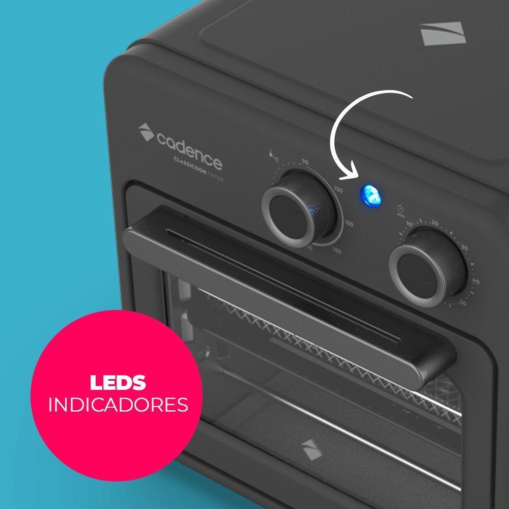 Fritadeira 9L Cadence Classicook Forno E Fryer 2 Em 1 110V - 5