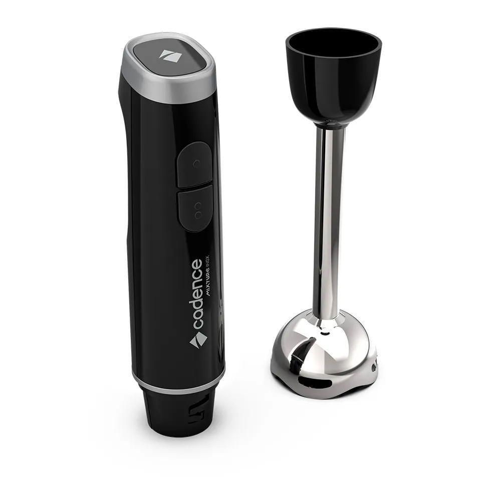 Kit Trio Black Cadence Cafeteira Fritadeira 4L Mixer Inox 220V - 8