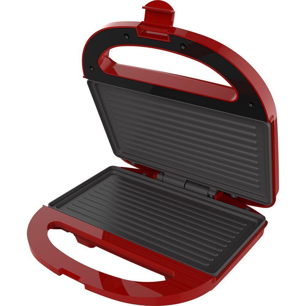 Sanduicheira Cadence Toast & Grill Vermelha 220V - 3