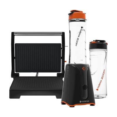Kit Blender e Grill Elétrico Contrast 0,5L 600W 110V para Cozinha Cadence