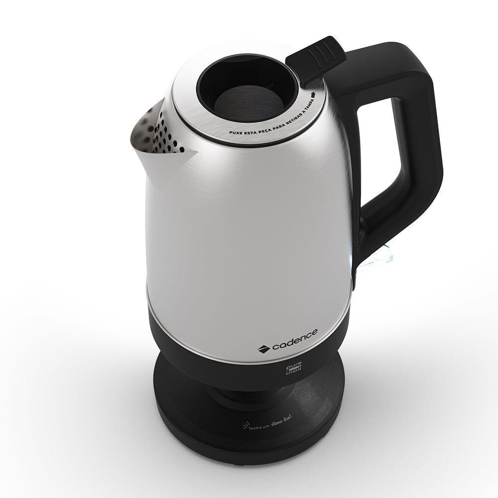 Chaleira Elétrica Cadence Pure 1,7L Inox 220V - 6