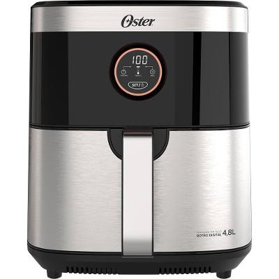 Fritadeira Oster Sem óleo 2 Em 1 Black Inox 4,8L 220V