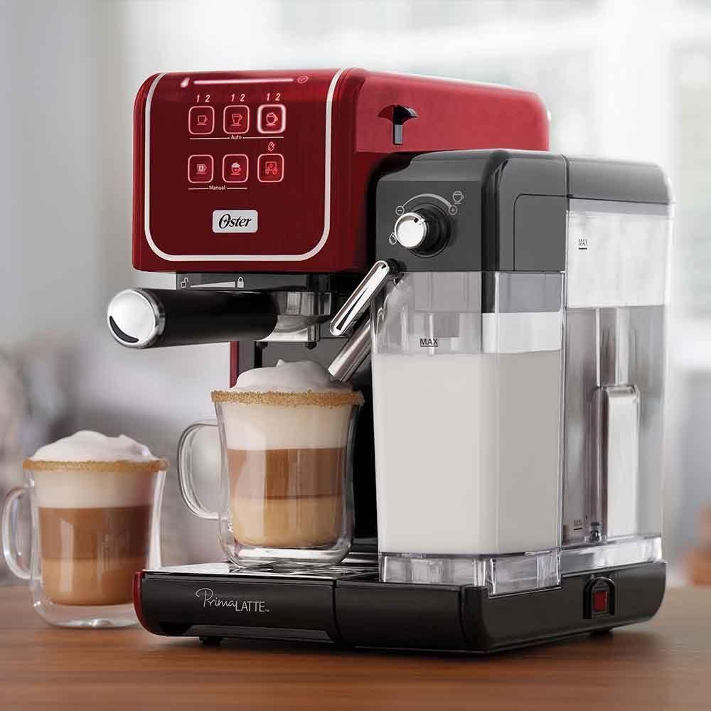 Cafeteira Espresso Oster Primalatte Touch Red 220V - 4