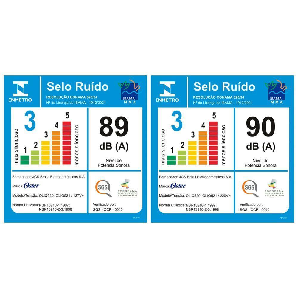 Kit Fritadeira Oven Fryer 12L E Liquidificador Power Oster 2,2L 220V - 7